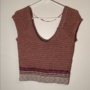 Free people scoop neck sweater shirt